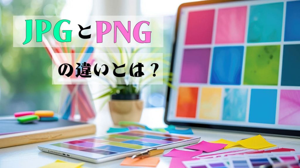 JPGとPNGの違いとは？のアイキャッチ