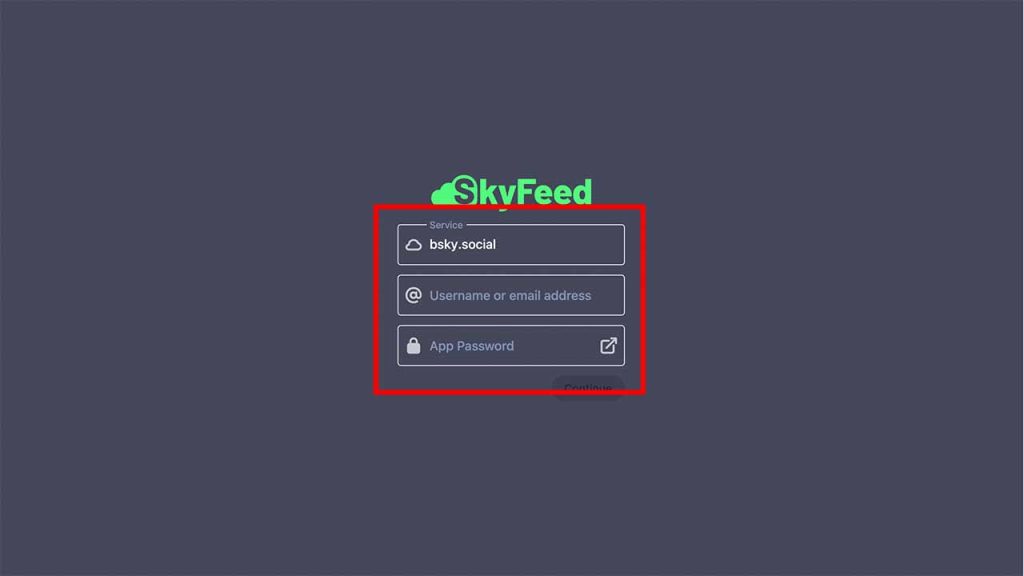 SkyFeedの使い方③